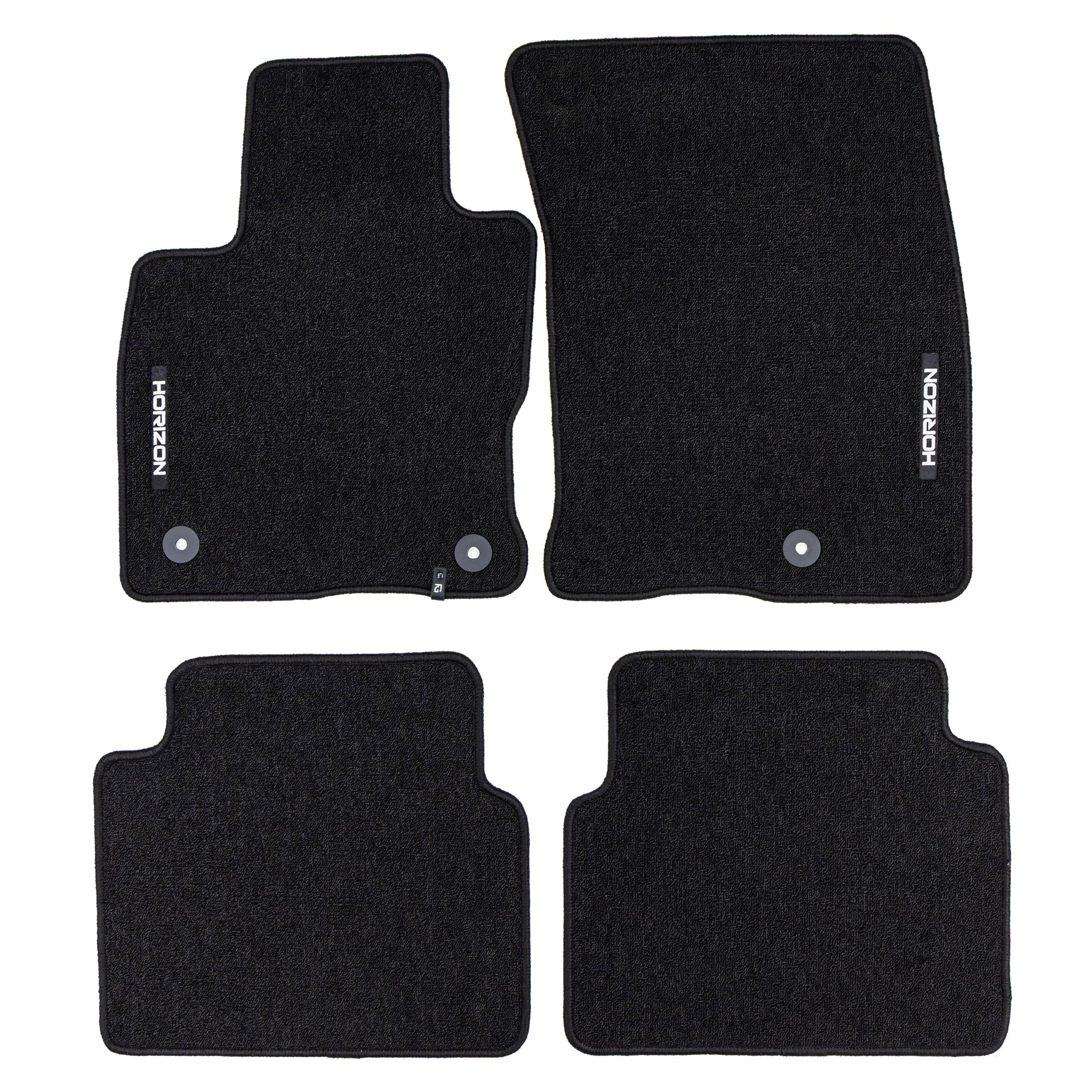 Tapis de Sol de Voiture pour Ford Kuga III 2019-2026 Velours Imperméable 4Pcs