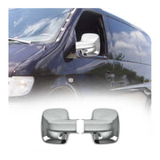 Coques de Rétroviseurs pour Mercedes Classe V 638 1996-2003 en ABS Argent