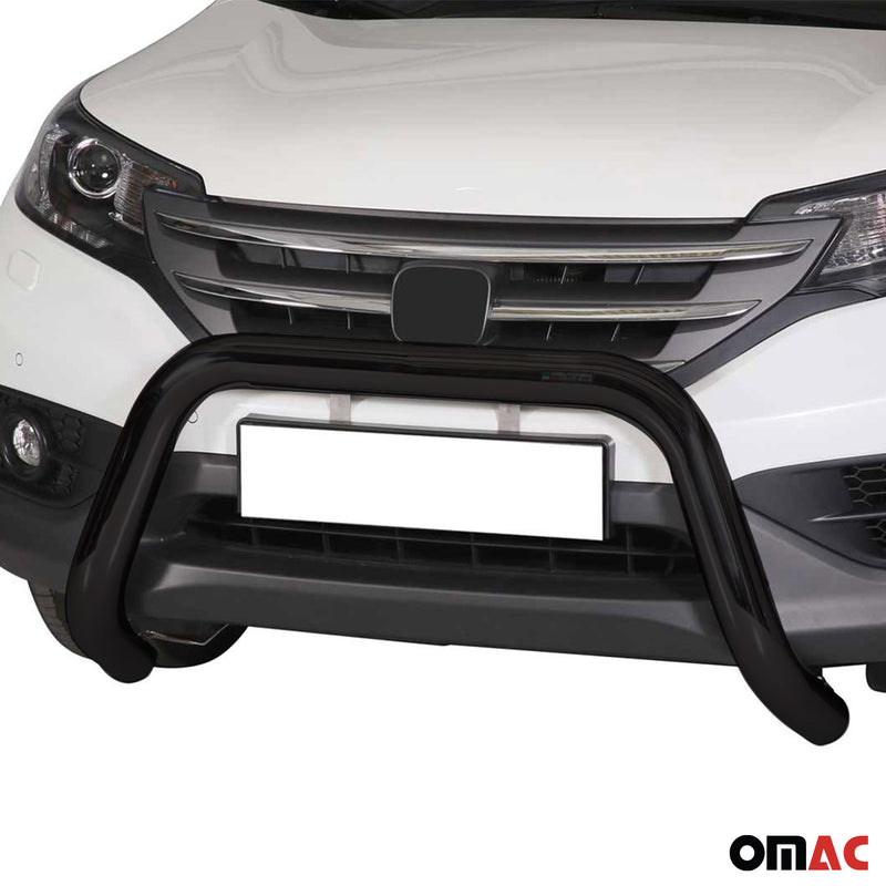 Pare-buffle Avant pour Honda CR-V 2012-2015 76 mm en Acier Noir