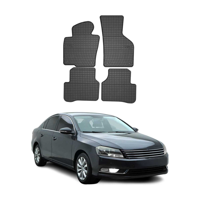 Tapis de Sol pour VW Passat B7 2010-2015 OMAC Noir Caoutchouc