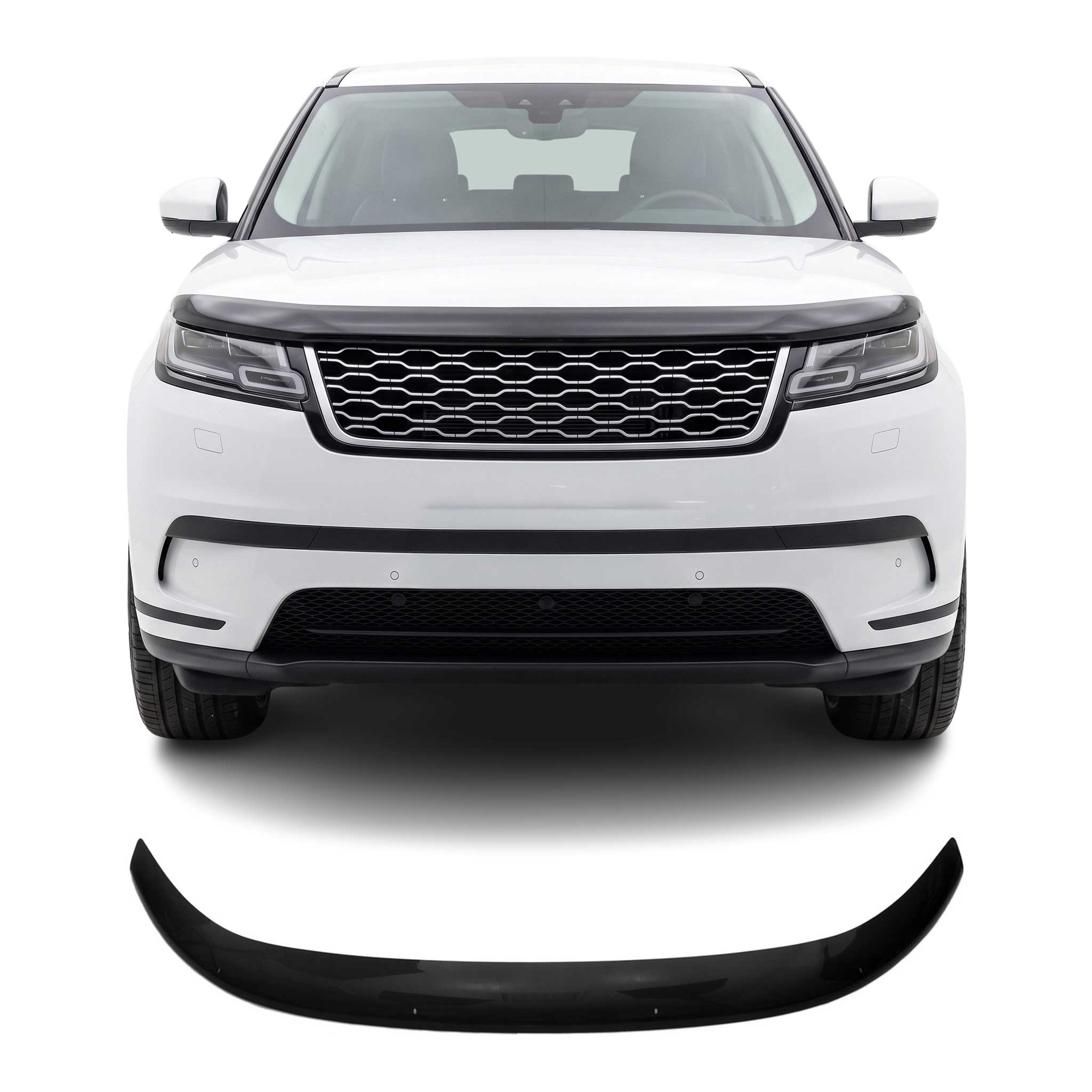 Deflecteurs d'air de capot pour Land Rover Range Rover Velar 2017-2026 Noir