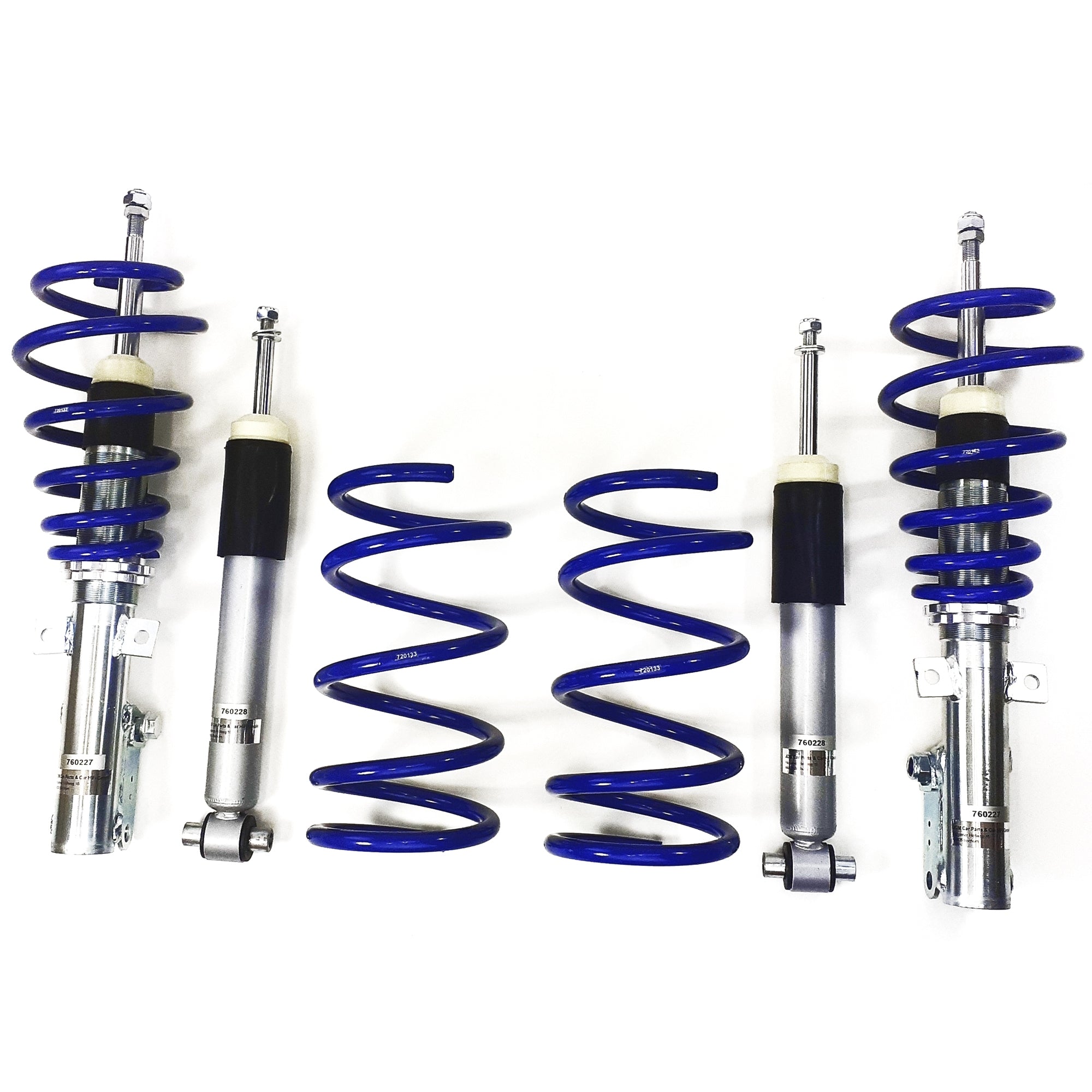 Kit Suspension + Amortisseurs combiné Fileté Blueline pour Volvo V70 2000-2007