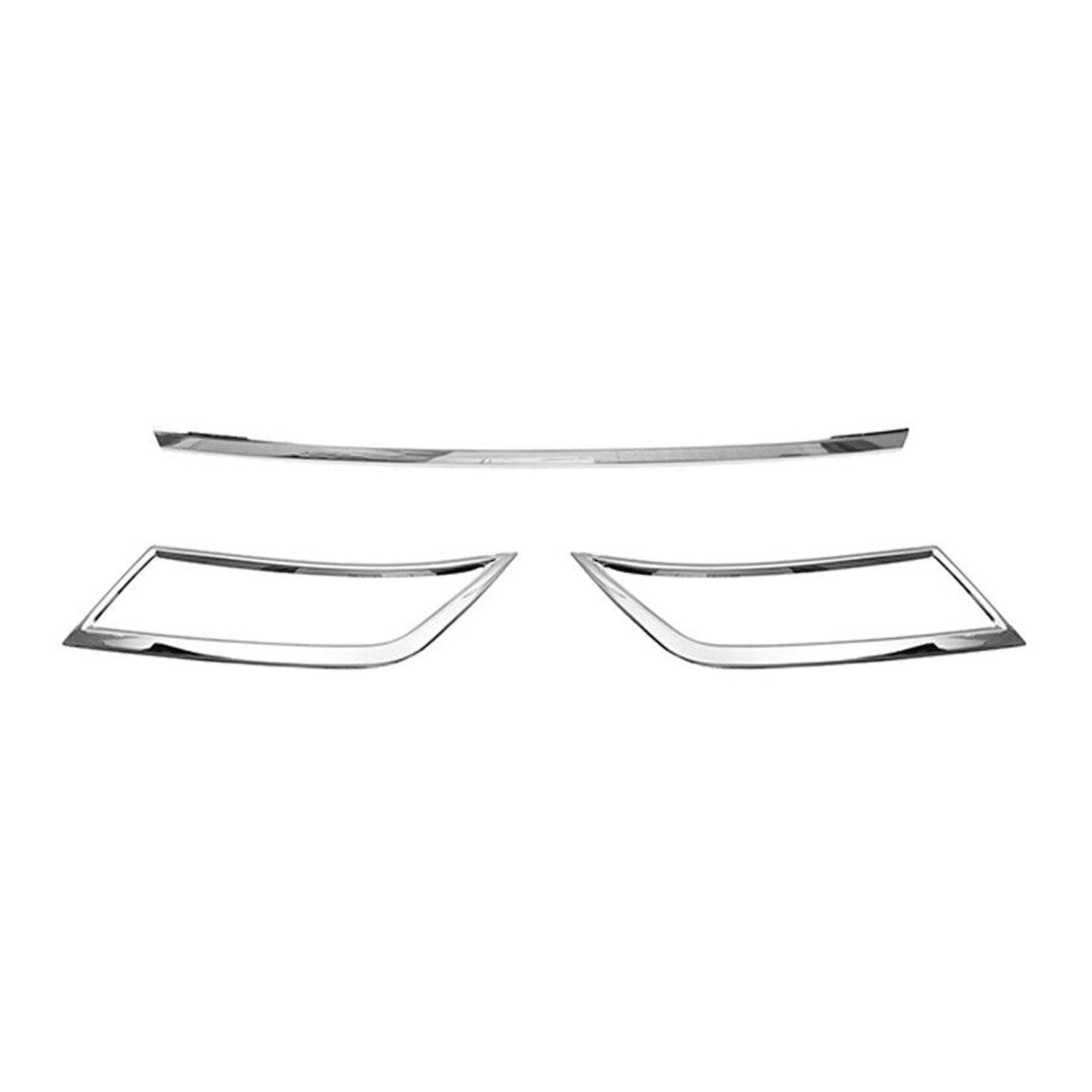Garniture de Diffuseur de Pare-chocs Arrière pour Skoda Octavia 2012-2019 3Pcs