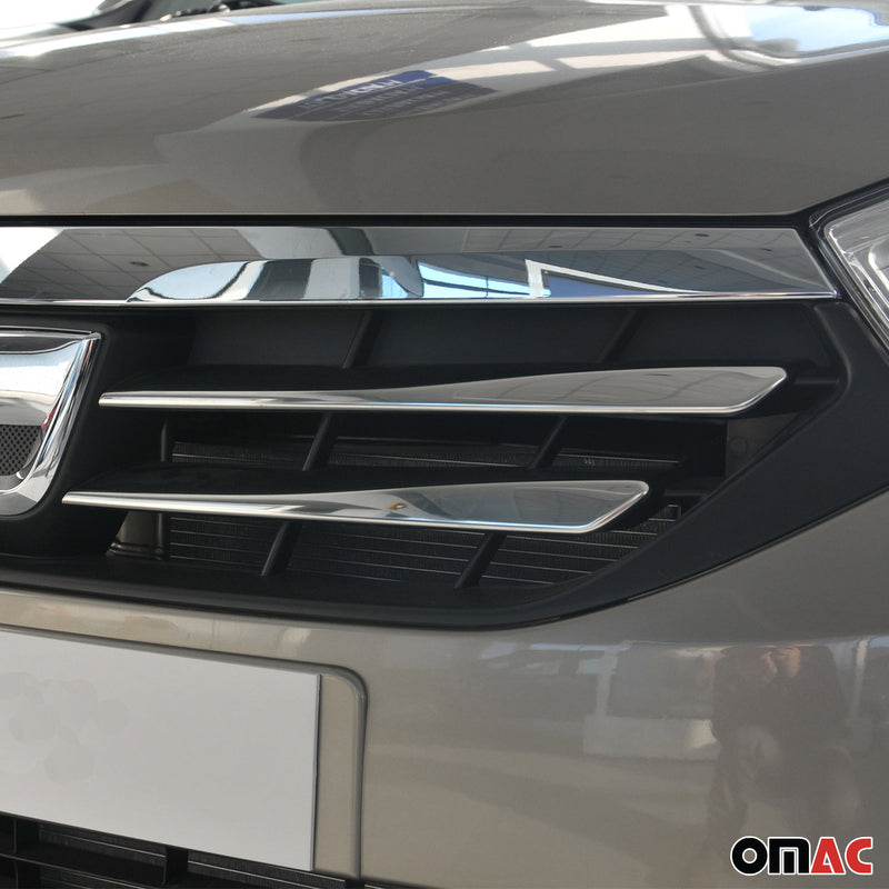 Moulure de Grille de Calandre pour Dacia Dokker 2012-2016 Chromé