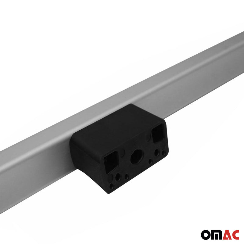 Barres de toit longitudinales pour Alfa Romeo Tonale 2022-2025 Alu Gris