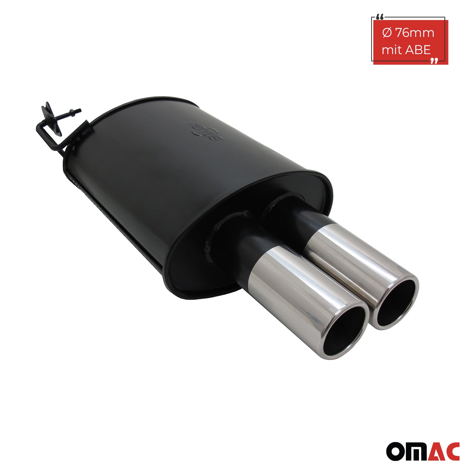 Échappement arrière sport Novus pour BMW Série 5 E39 Berline 2x76mm avec ABE