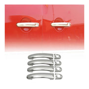 Couverture poignée de porte pour VW Multivan T5 2003-2015 4 Portes Acier 8Pcs