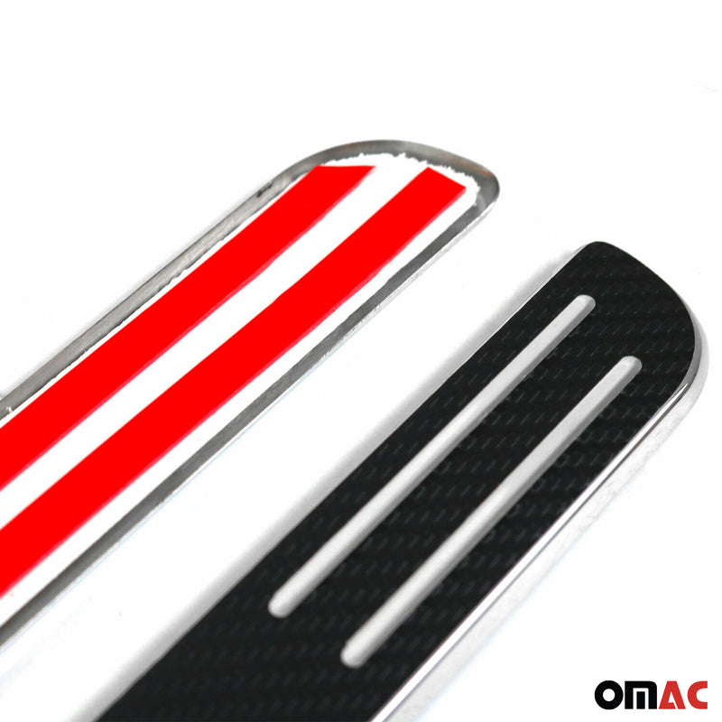 Couverture De Seuil De Porte Pour BMW Série 1 2011-2025 Folie De Carbone 2x