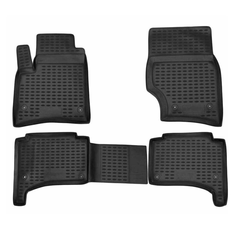 Tapis de Sol pour Porsche Cayenne 2002-2010 Caoutchouc TPE Noir