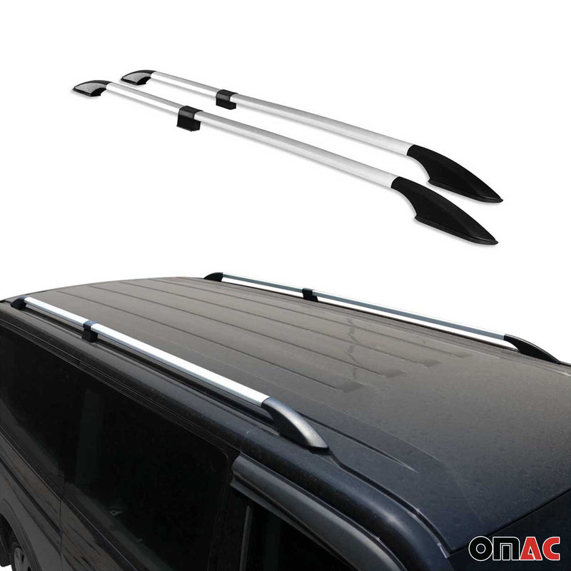 Barres de Toit Longitudinales pour Mercedes Vito W639 W447 2003-2025 L2 Alu