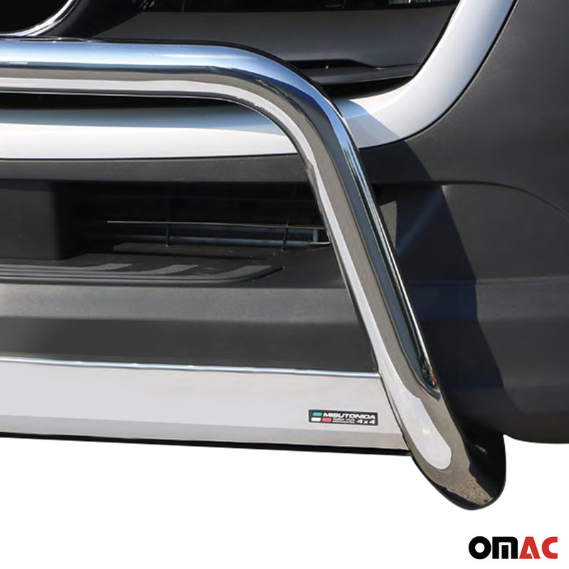 Pare-buffle Avant pour Mercedes Sprinter 2018-2025 63 mm en Acier Gris