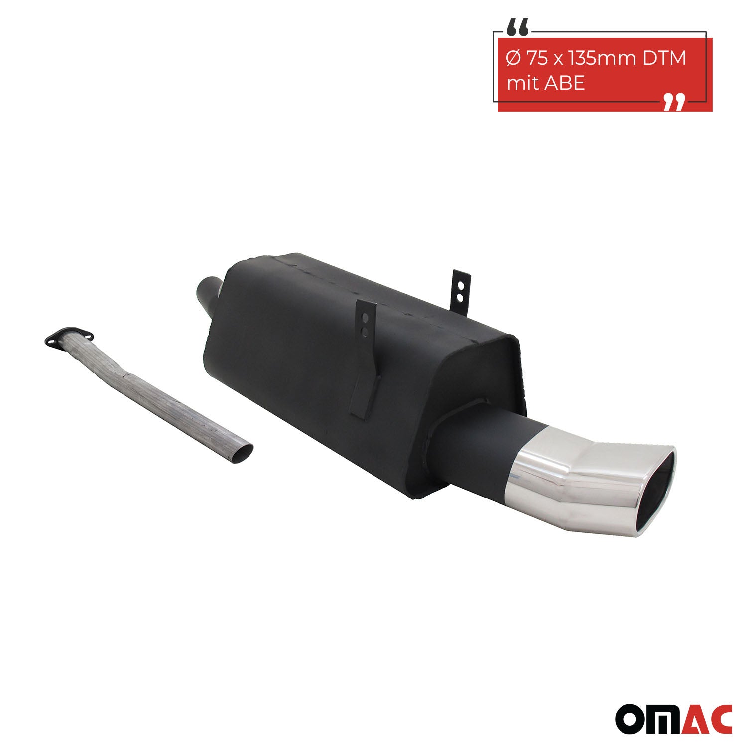 Échappement arrière sport Novus pour BMW Série 3 E36 320/323 135x75mm DTM ABE
