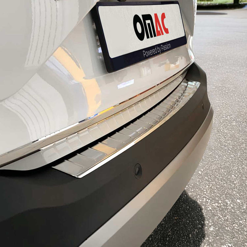 Protection Seuil de Pare-chocs Arriére Pour Opel Crossland X 2017-2021 Inox