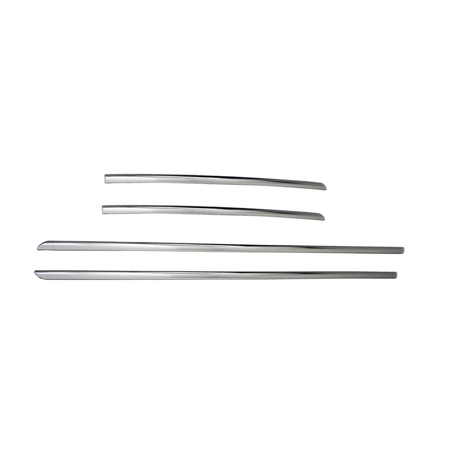 Garniture baguette de porte latérale pour BYD Atto 3 / Seal U 2022-2026 inox 4x