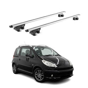 Barres de toit transversales ABE pour Peugeot 1007 2005-2010 3 P Alu Gris 2x