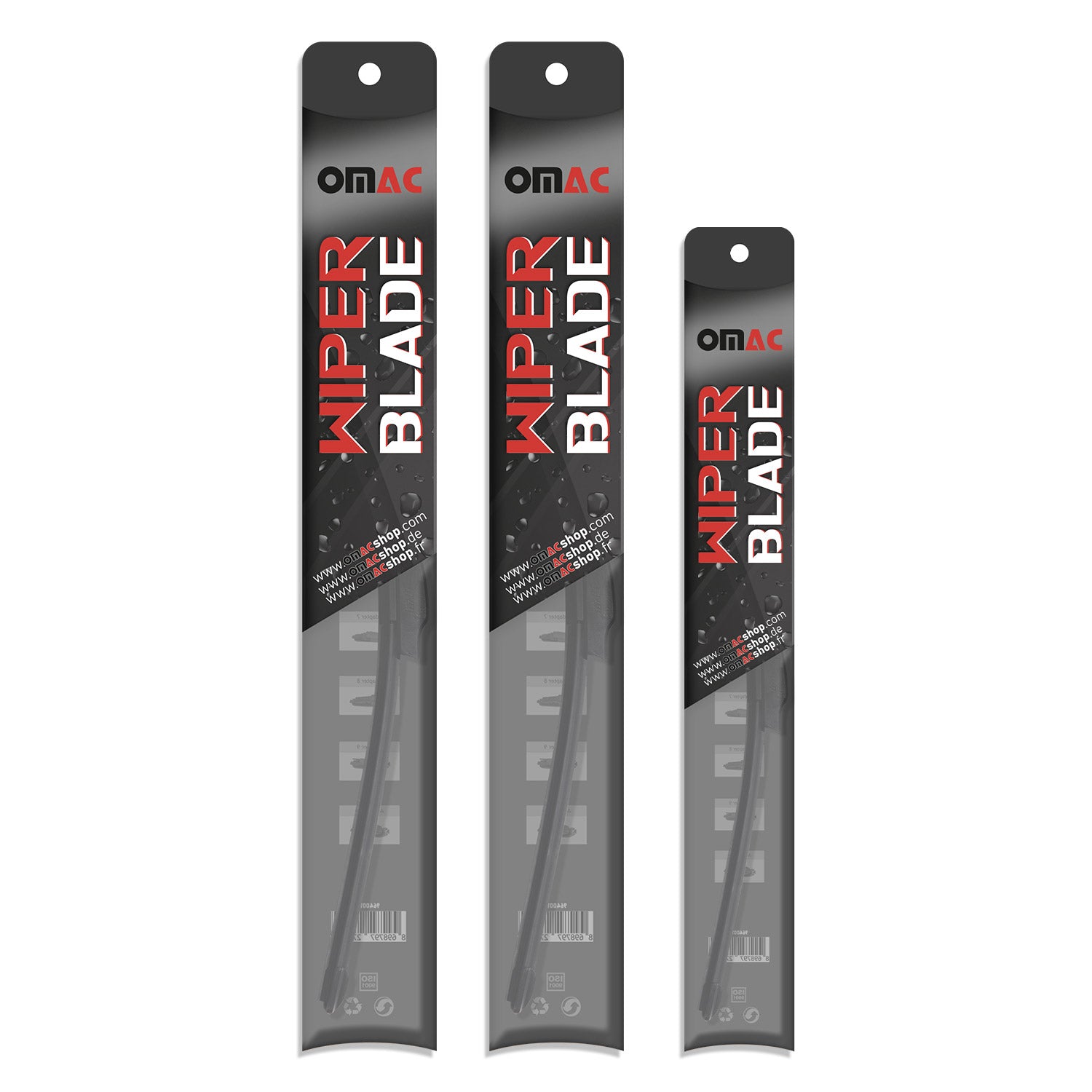 Balai d'Essuie Glace Avant + Arrière pour Mercedes Classe B 2004-2011