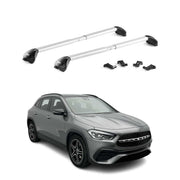 Barres de toit transversales pour Mercedes GLA H247 2020-2026 Alu Gris 2x