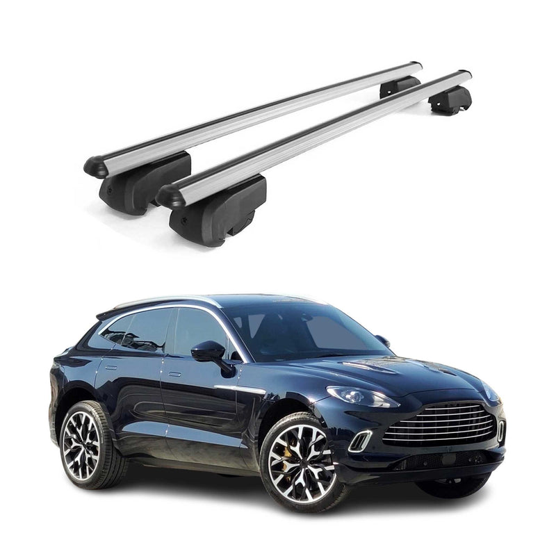 Barres de toit Transversales pour Aston Martin DBX 2021-2025 ABE Alu Gris
