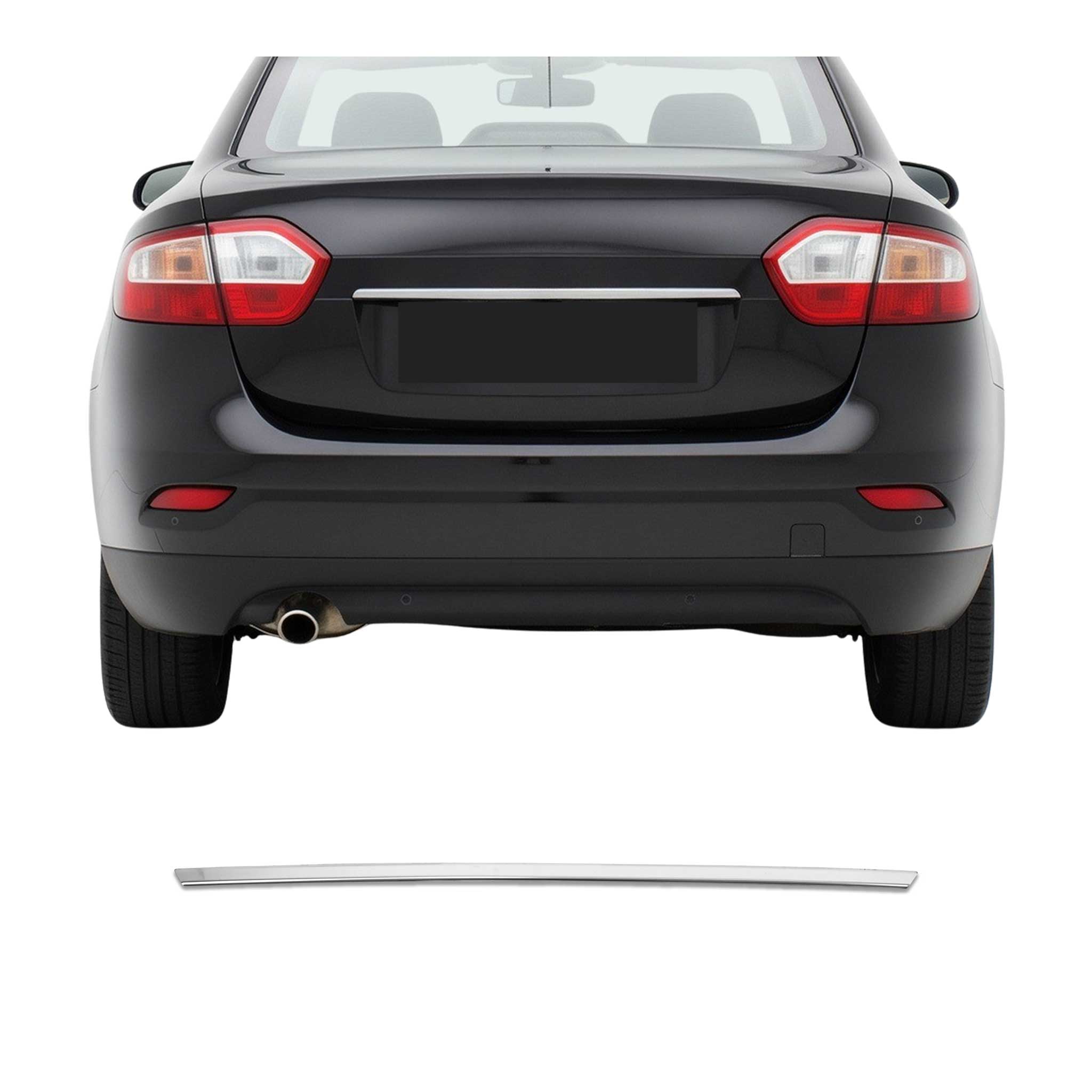 Garniture de Hayon Coffre pour Renault Fluence Bj.2010-2015 acier inox