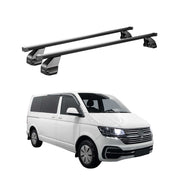 Barres de toit transversales en acier pour VW T5 T6 T6.1 Transporter 2003-2024