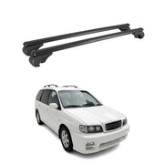 Barres de toit Transversales pour Kia Joice Break 1999-2003 Aluminium Noir 2Pcs