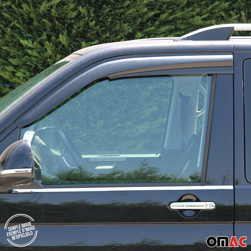 Déflecteurs De Vent Pluie D'air pour Mercedes Vito W638 1996-2003 Acrylique 2Pcs