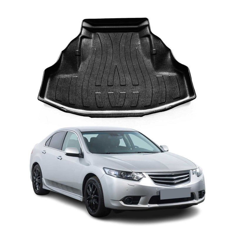 Tapis de Coffre pour Honda Accord 2009-2021 Berline en TPE Noir