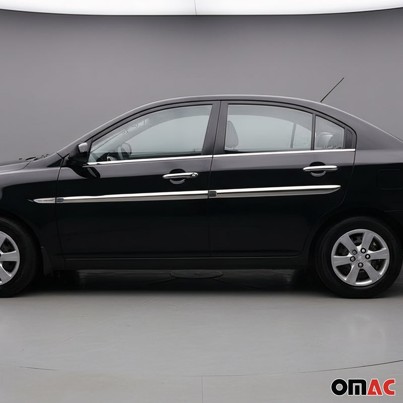 Couverture Poignée de porte pour Hyundai Accent Berline 2005-2011 inox Chromé