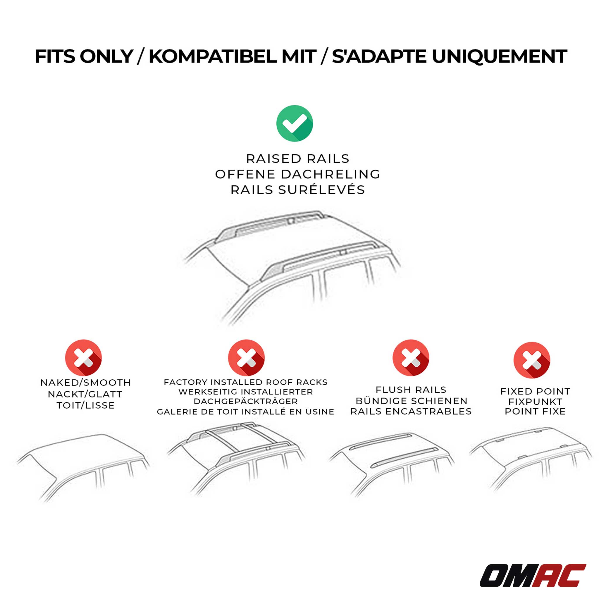 Barres de toit pour Hyundai Atos MX 1997-2008 5P Gris Argenté 2 pièces ABE