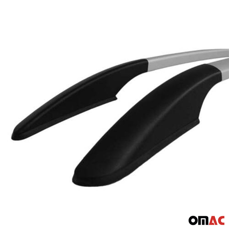 Barres de toit longitudinales pour VW Multivan T7 2022-2025 Alu Gris