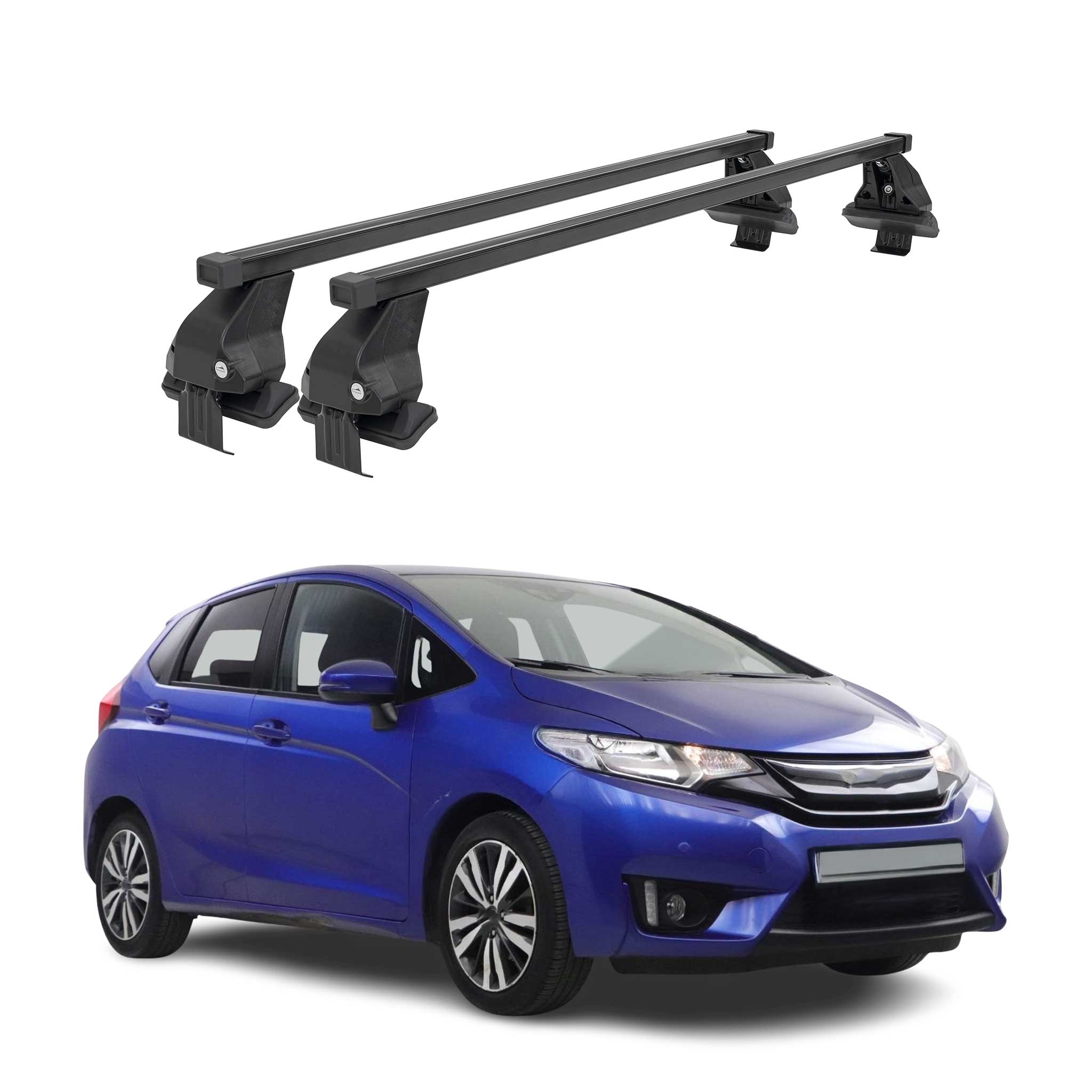 Barres Transversales Menabo pour Honda Jazz 2020-2026 Noir