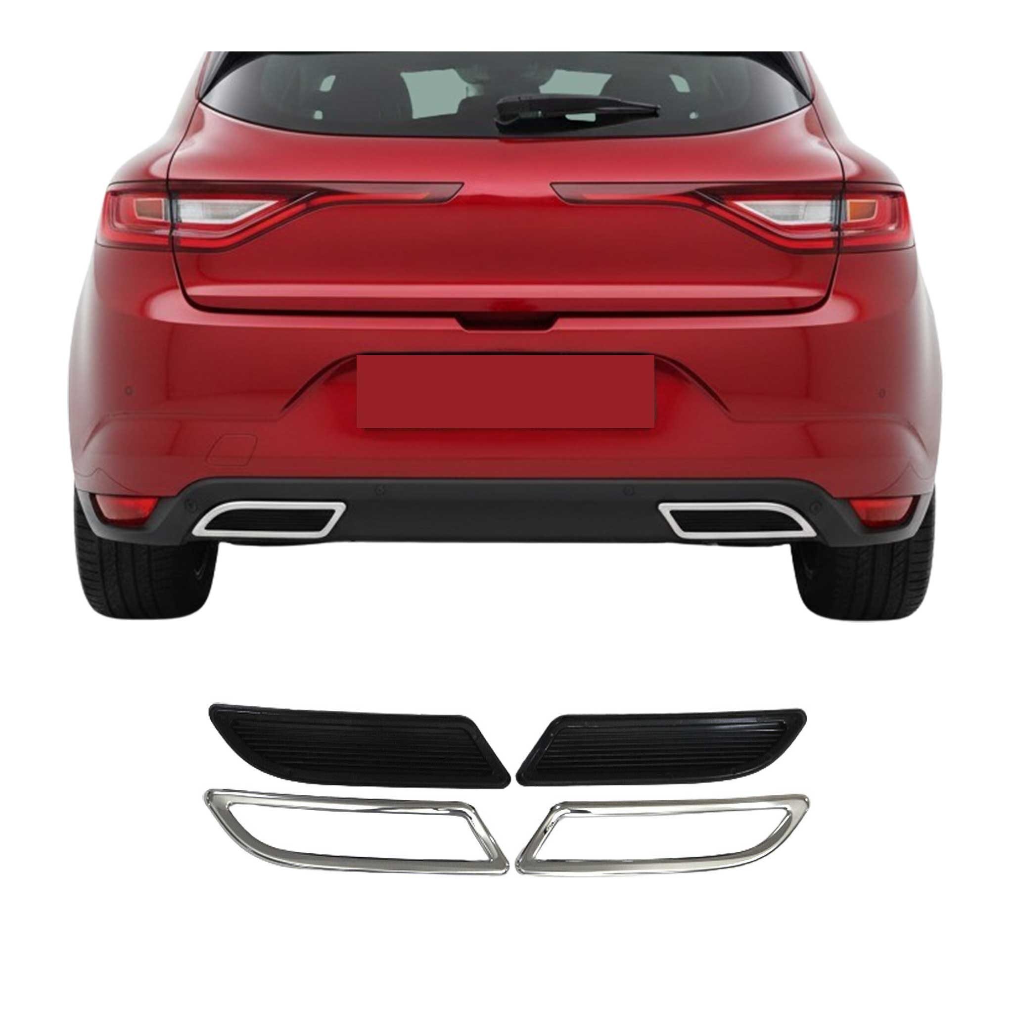 Cadre d'échappement pour Renault Megane IV 2016-2025 acier inox