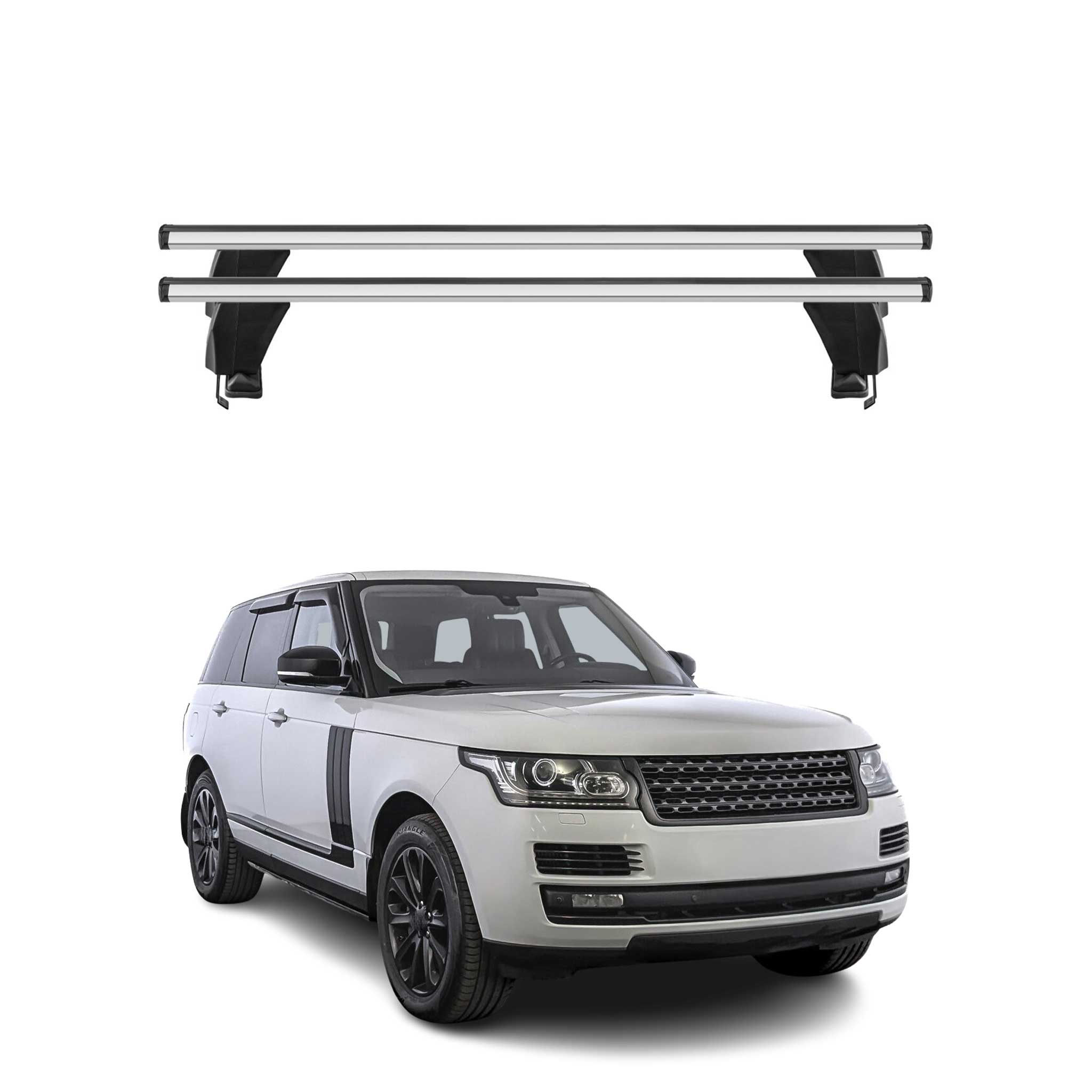 Barres de toit Transversales pour Land Rover Range Rover L405 2013-2021 Gris 2x