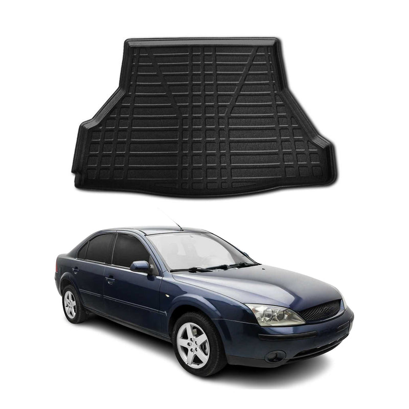 Tapis de Coffre pour Ford Mondeo mk3 2000-2007 en TPE Noir