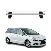 Menabo Barres de toit Transversales pour Peugeot 5008 2009-2016 Gris ABE 2x