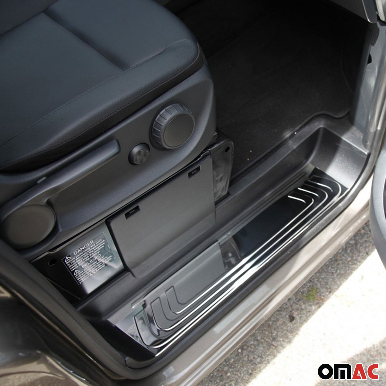 Couverture de Seuil de porte pour Mercedes Vito W447 2014-2026 inox chromé 3Pcs