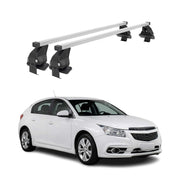 Barres de toit transversales pour Chevrolet Cruze 2009-2016 Acier Gris