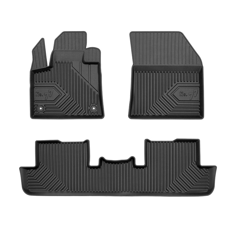 Tapis de Sol de Voiture pour Peugeot 3008 II 2016-2024 TPE Imperméable 4Pcs
