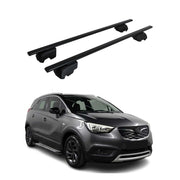 Barres de toit Transversales pour Opel Vauxhall Crossland X 2017-2024 ABE