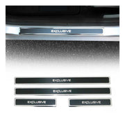 Protection Seuil de Porte Pour Renault Fluence I 2010-2015 Fibre de Carbone 4P