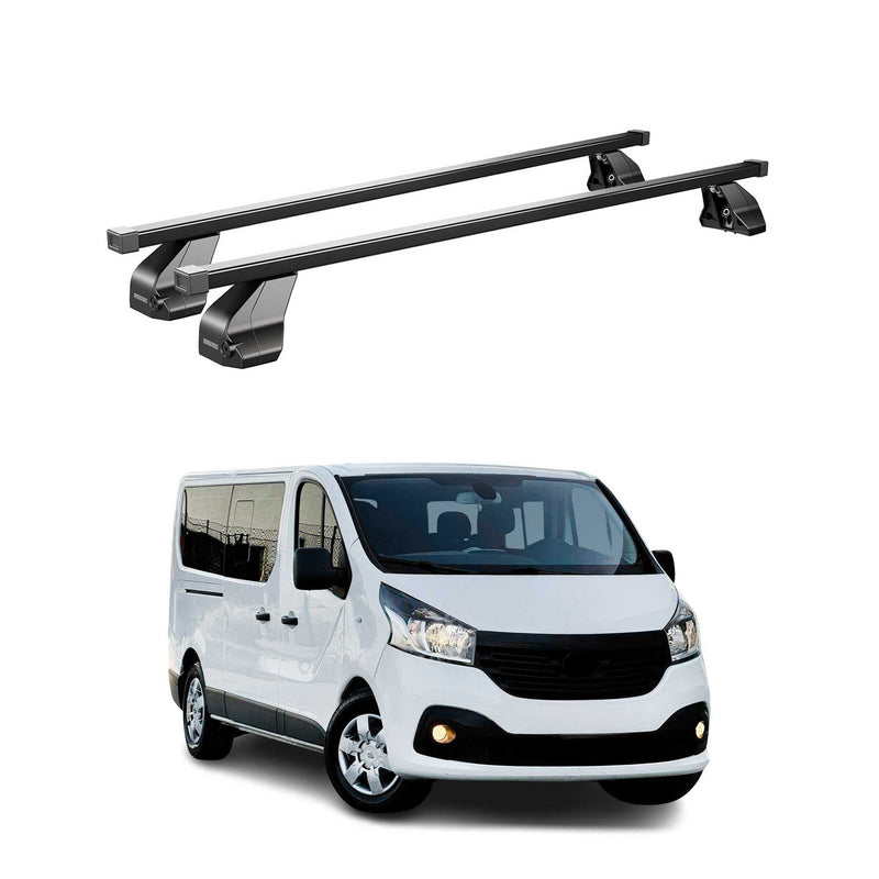 Barres Transversales Menabo pour Opel Combo 2014-2018 Noir