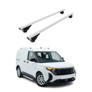 Barres de toit Transversales pour Ford Transit Courier II 2023-2026 Acier Gris