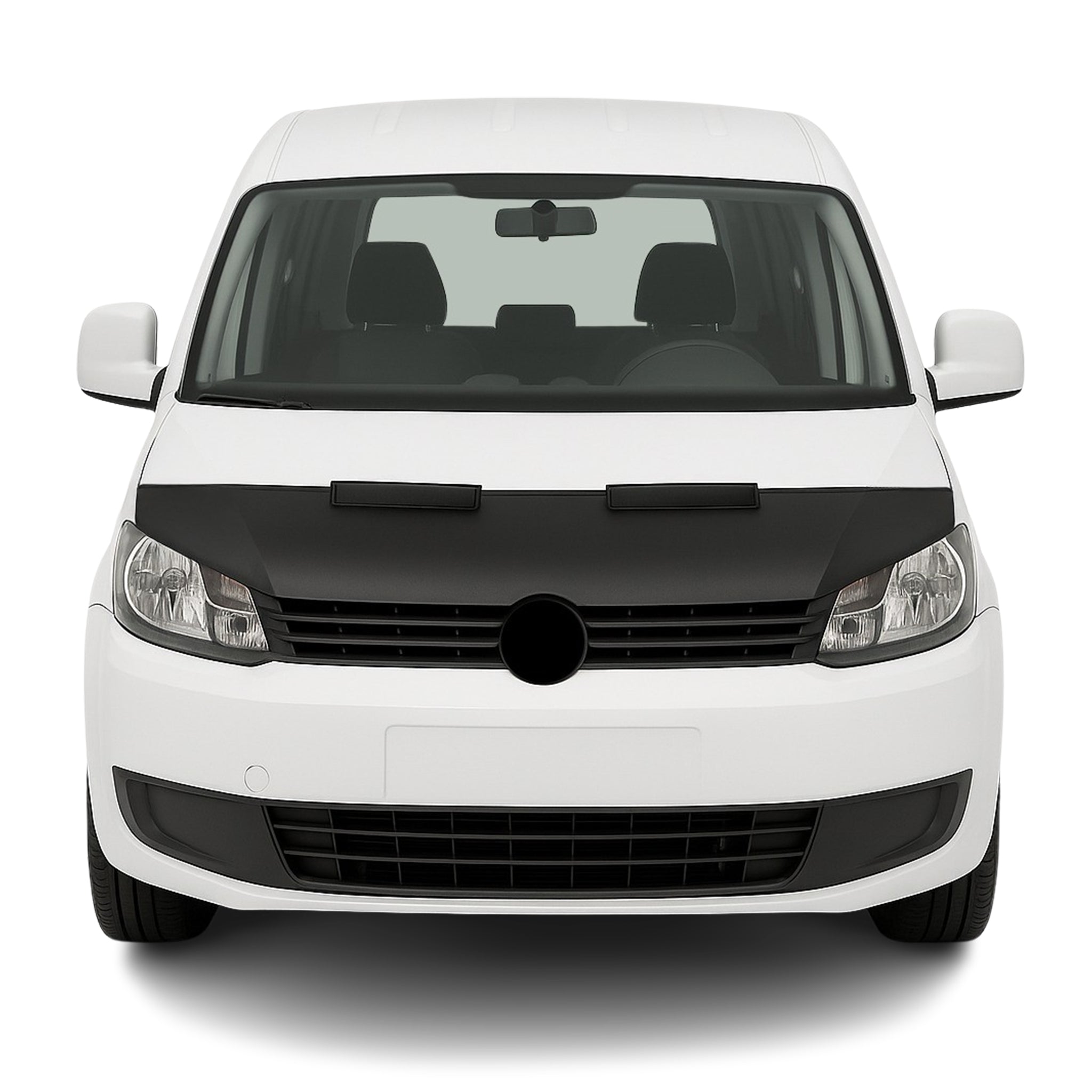 Protège Capot pour VW Caddy 2010-2015 Masque de voiture vinyle Noir