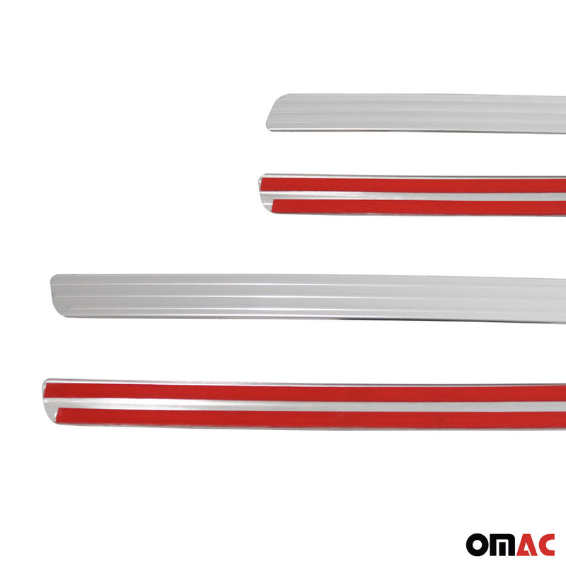 Seuils de porte pour VW Golf 7 2012-2025 en acier inox Chromé