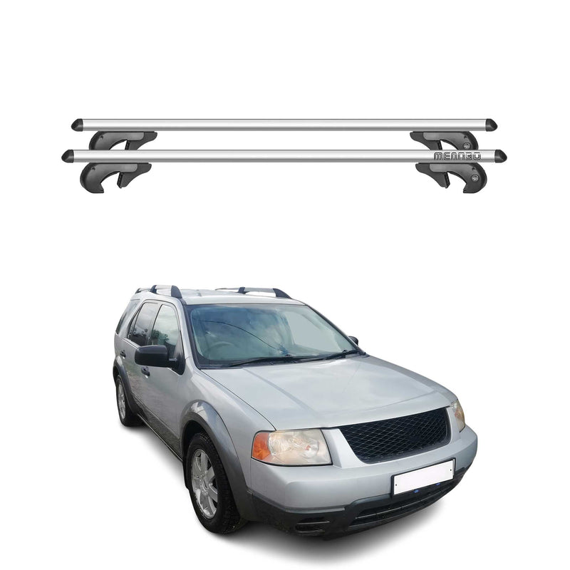 Barres de toit transversales pour Ford Freestyle 2005-2007 90kg Alu Gris