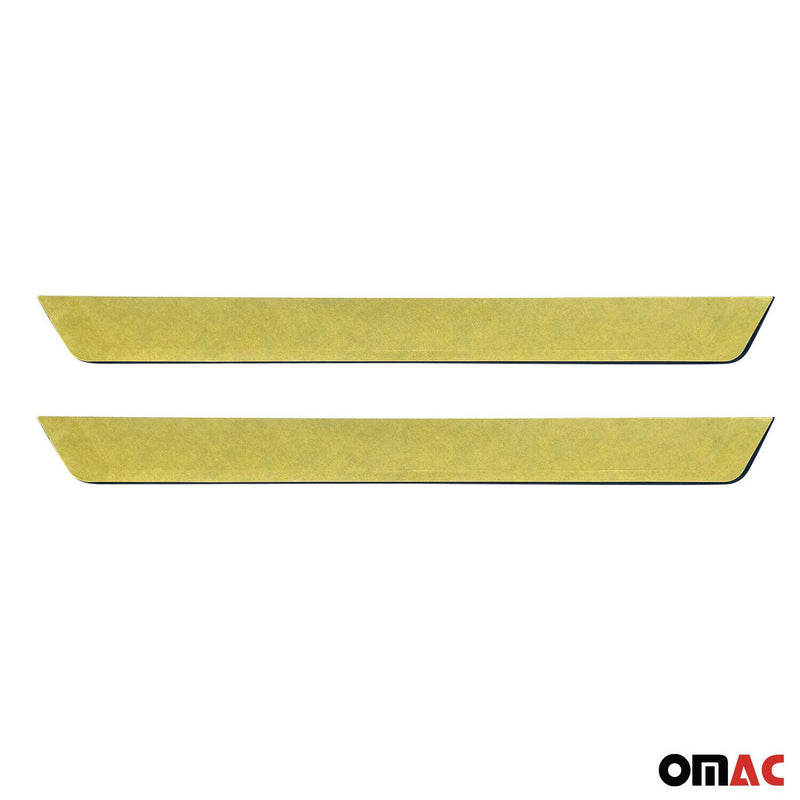 Couverture de Seuil de porte pour VW Golf 8 en Acier Inoxy chromé 2x
