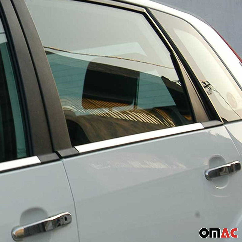 Baguettes pour contour Latérales pour FORD Fiesta 5 2002-2010 inox chrome