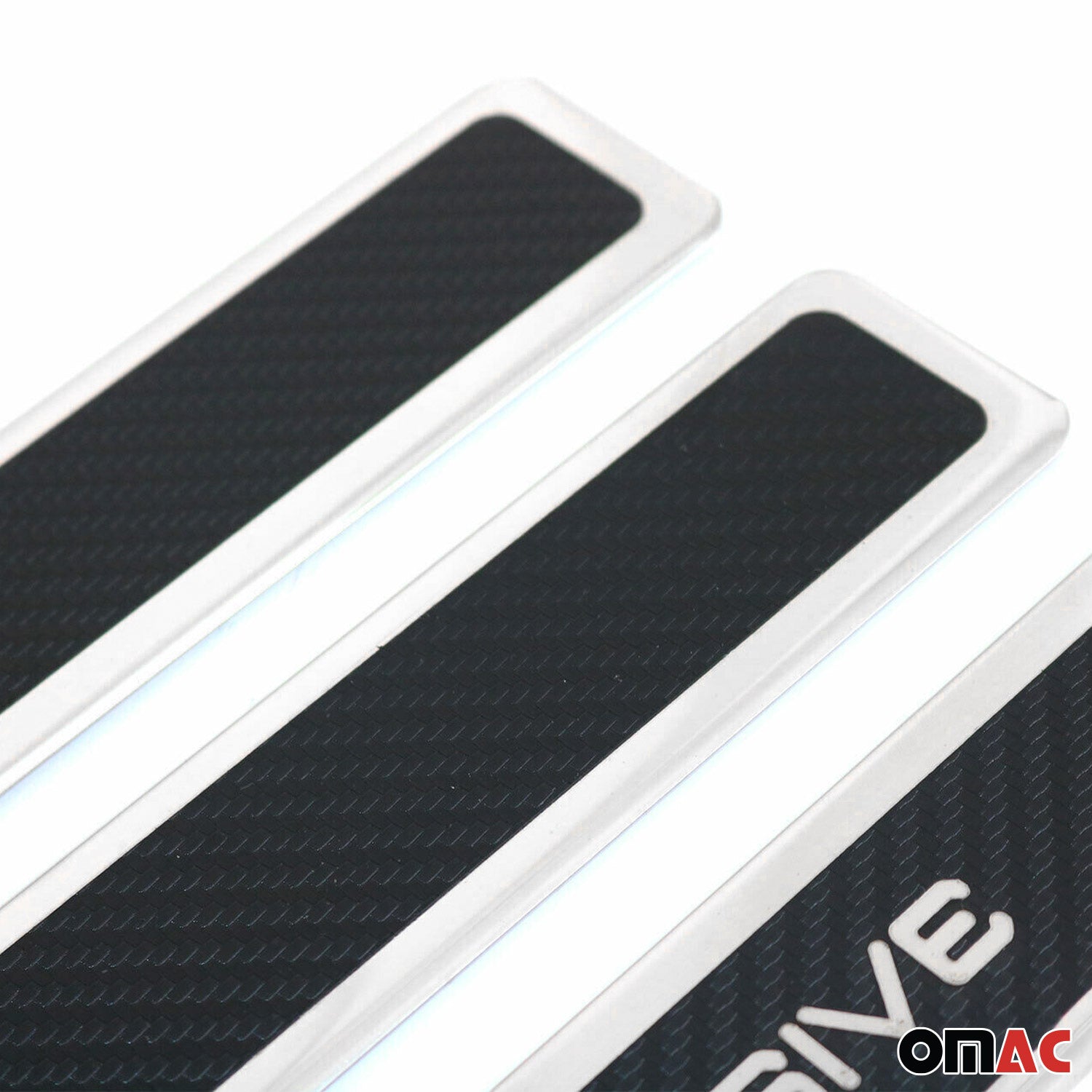 Protection Seuil de Porte Pour Skoda Rapid 2012-2019 Fibre de Carbone 4P