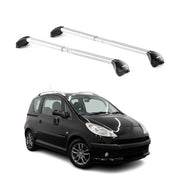 Barres de toit transversales pour Peugeot 1007 2005-2010 Gris Argenté 2x ABE