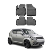 OMAC Tapis de sol pour Suzuki Ignis 2016-2026 sur mesure en caoutchouc Noir